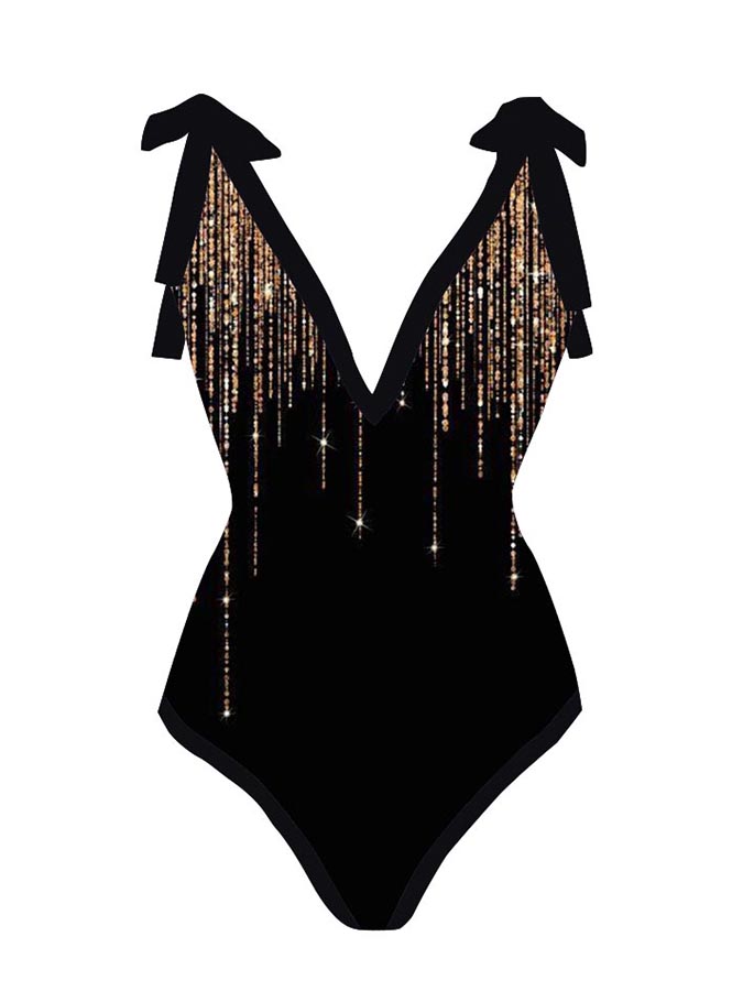 Print One Piece Swimsuits and Cover Up