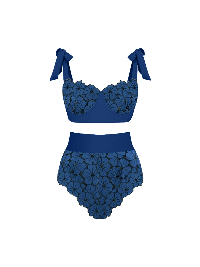 Petal Lace One-Piece Swimsuit