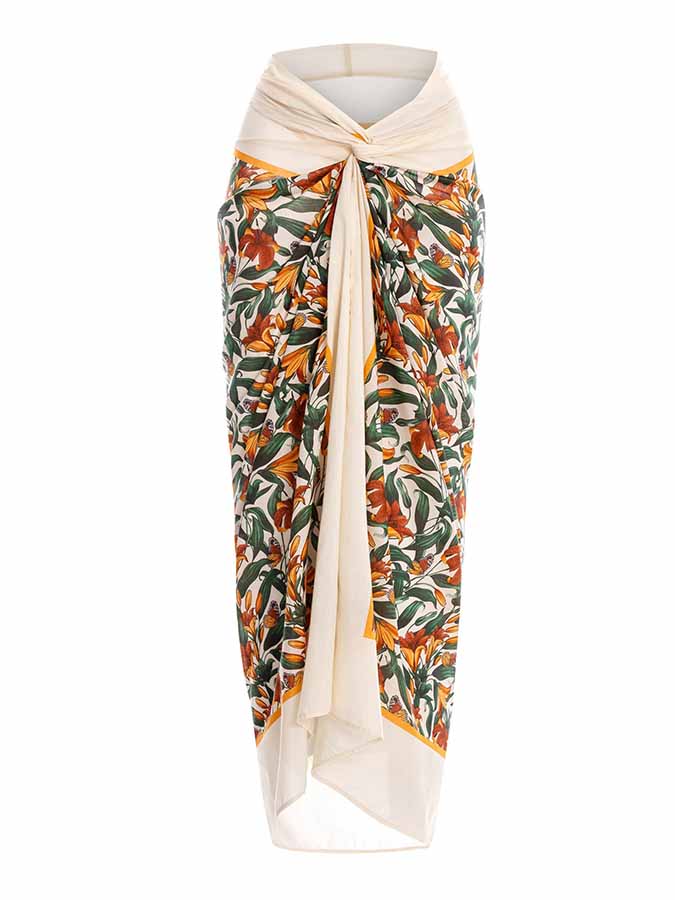 Vintage Floral Print Bikini Set