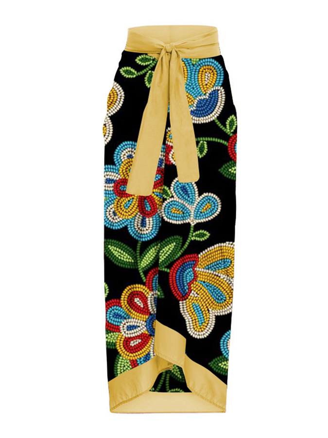 Printed Simple One Piece Swimsuit