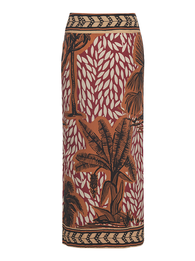 Vintage Print Beach Bikini Set