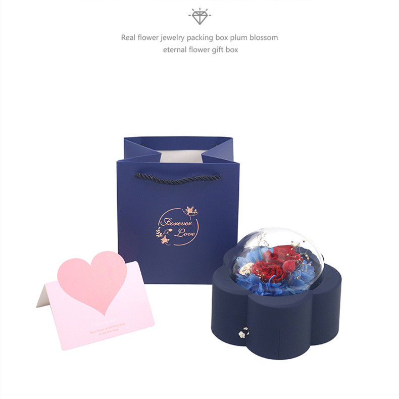 Eternal Rose Flower Flower Jewelry Box Gift Box