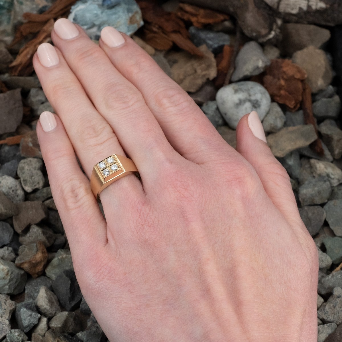 2ct Round Cut White Sapphire Eternity Ring