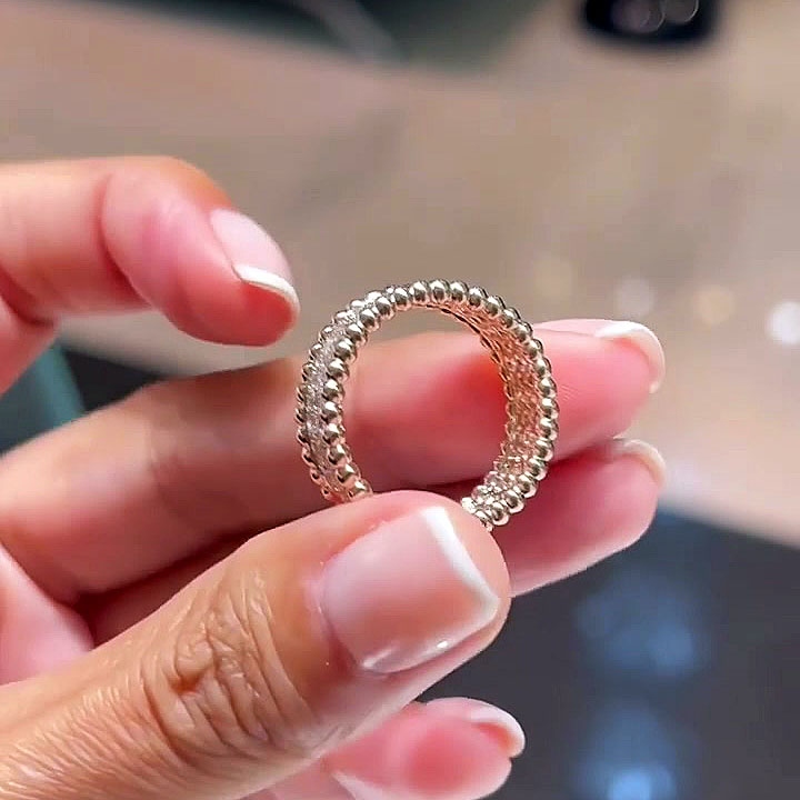 4.2ct Round Cut White Sapphire Eternity Ring