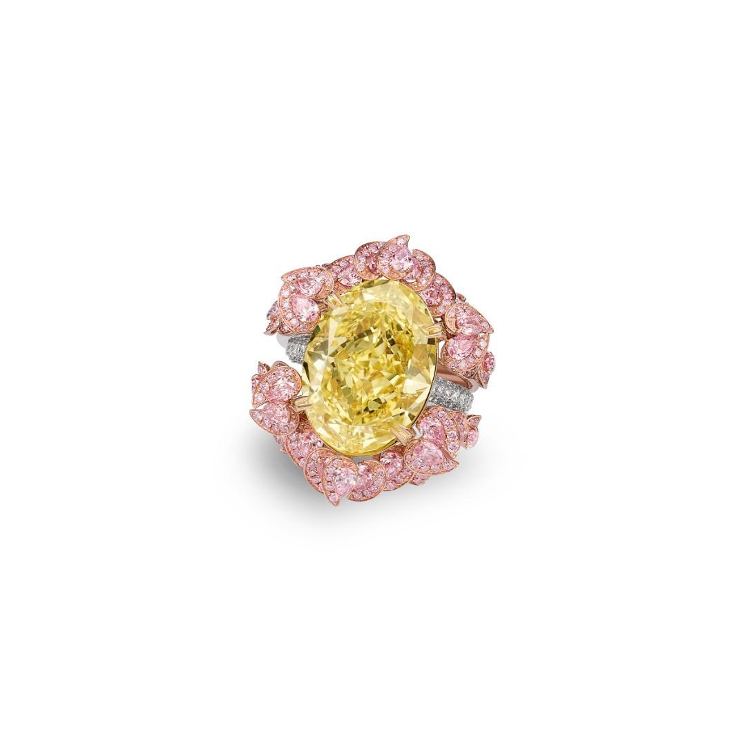 6ct Oval Cut Yellow Sapphire Wedding Set