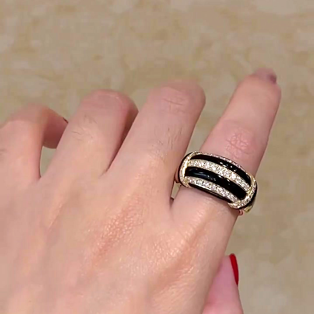 3.35ct Round Cut White Sapphire Eternity Ring