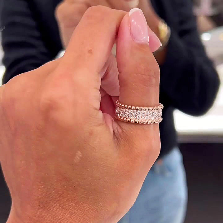 4.2ct Round Cut White Sapphire Eternity Ring