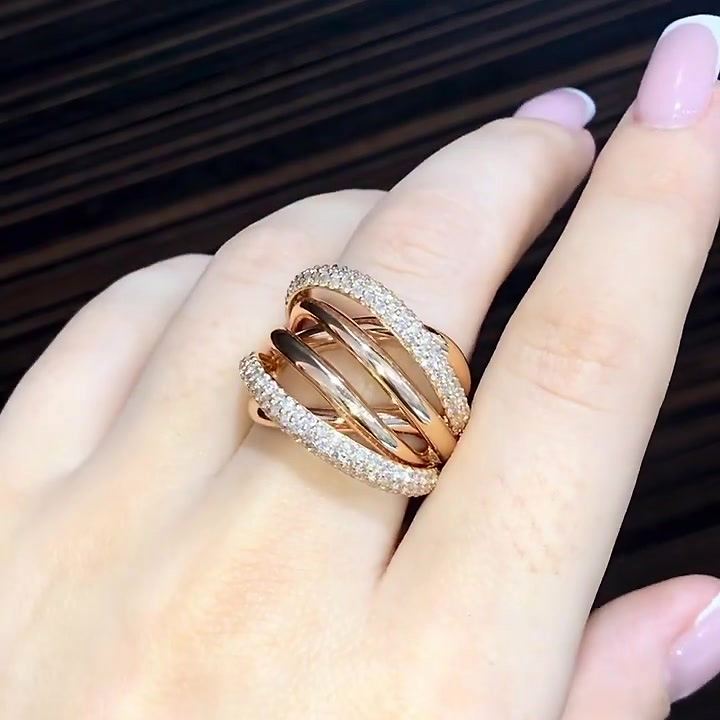 3ct Round Cut White Sapphire Eternity Ring