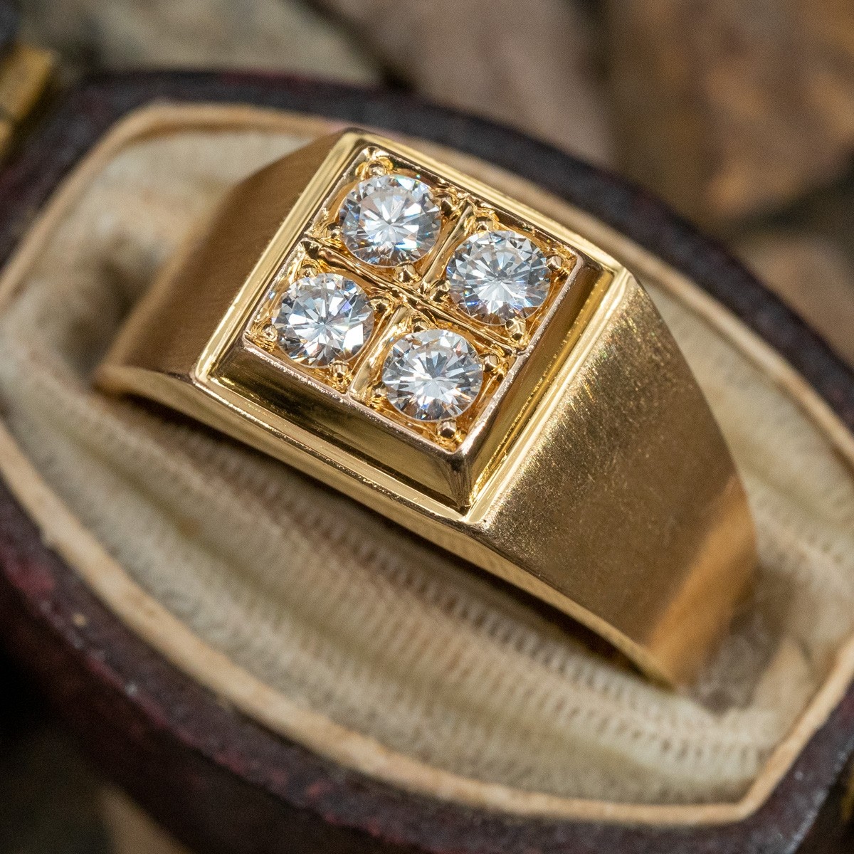 2ct Round Cut White Sapphire Eternity Ring