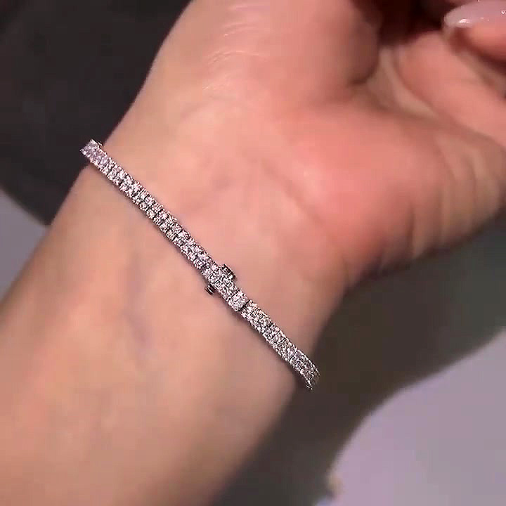 Emerald Cut Emerald Sapphire Bracelet