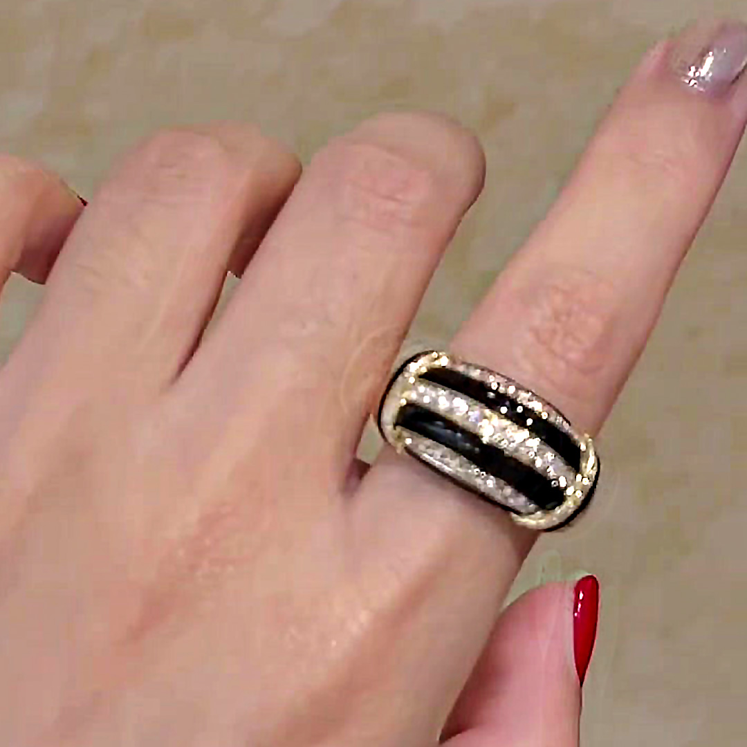 3.35ct Round Cut White Sapphire Eternity Ring