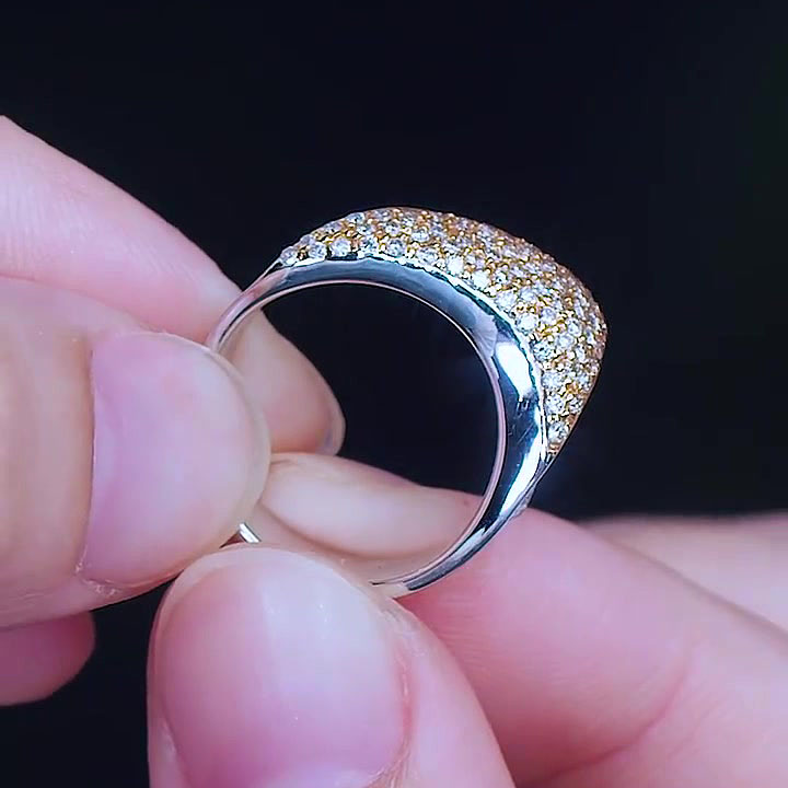 4.52ct Round Cut White Sapphire Eternity Ring