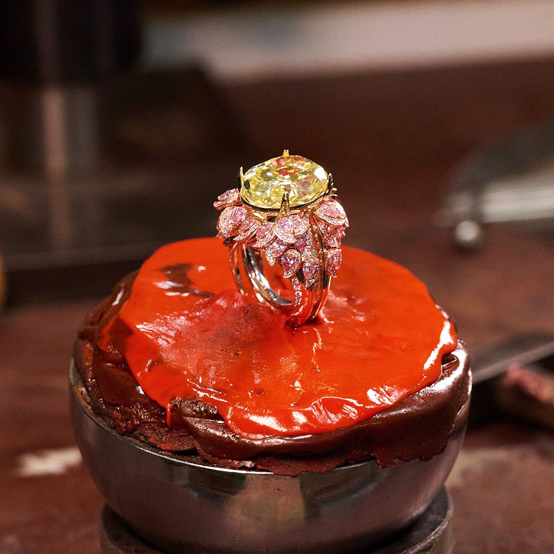 6ct Oval Cut Yellow Sapphire Wedding Set