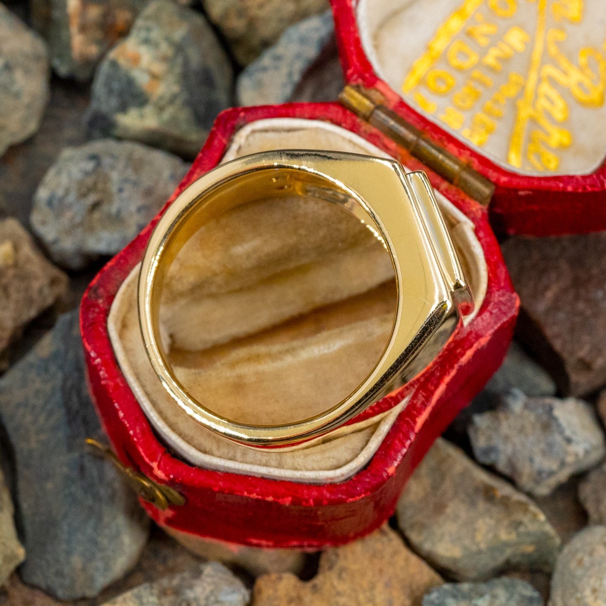 5ct Princess Cut White Sapphire Men's Eternity Ring