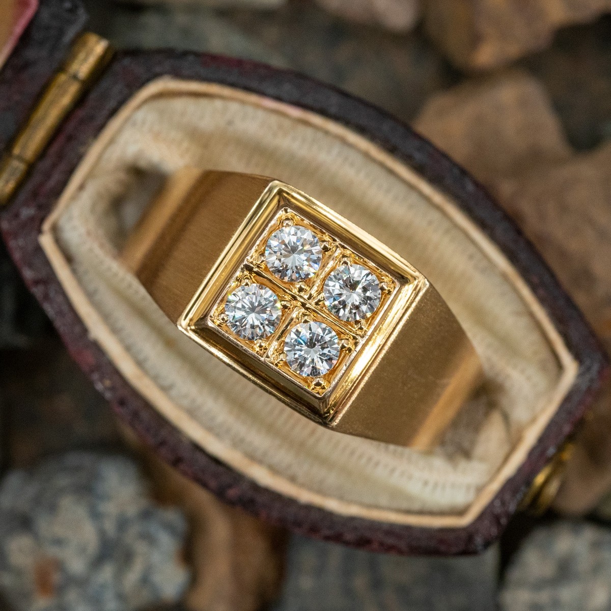 2ct Round Cut White Sapphire Eternity Ring