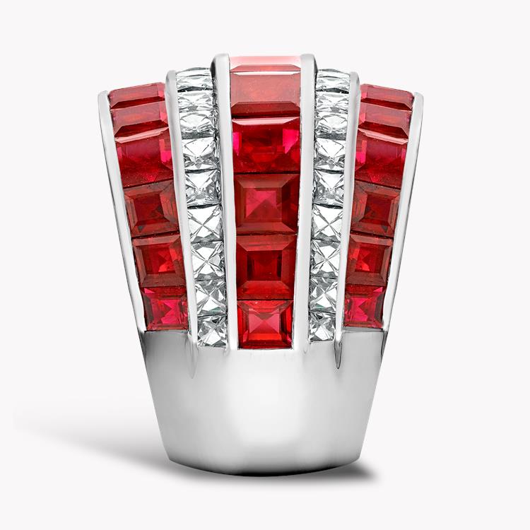 17.82ct Manhattan Large Ruby&Diamond Ring