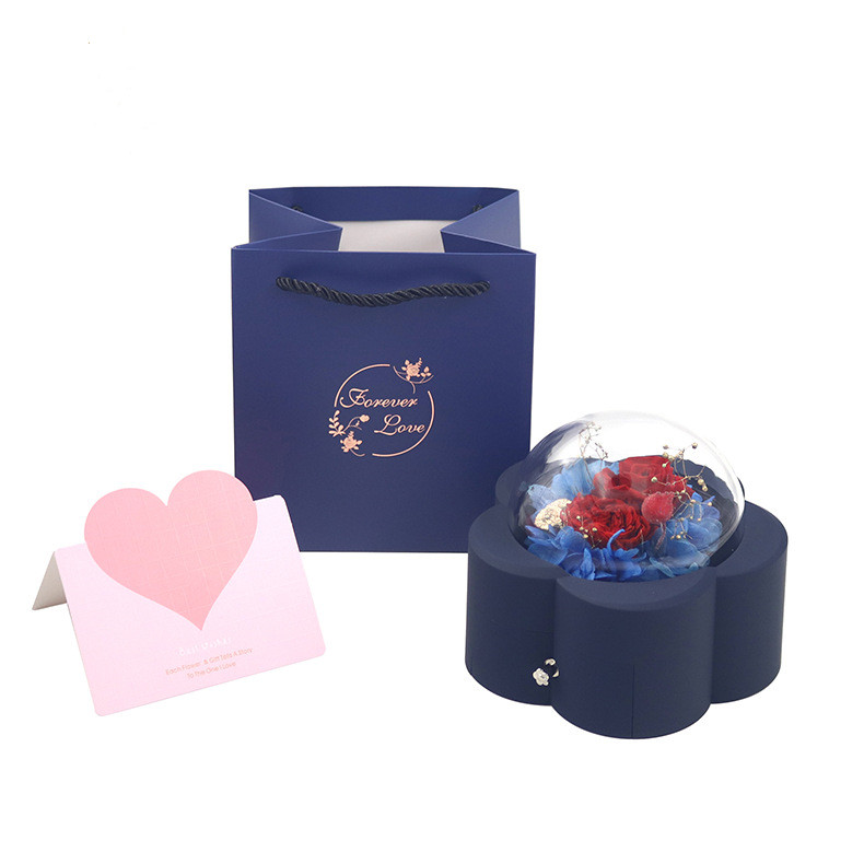Eternal Rose Flower Flower Jewelry Box Gift Box