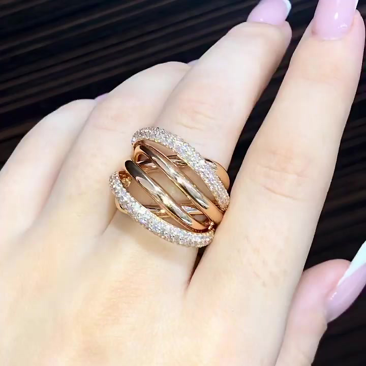 3ct Round Cut White Sapphire Eternity Ring