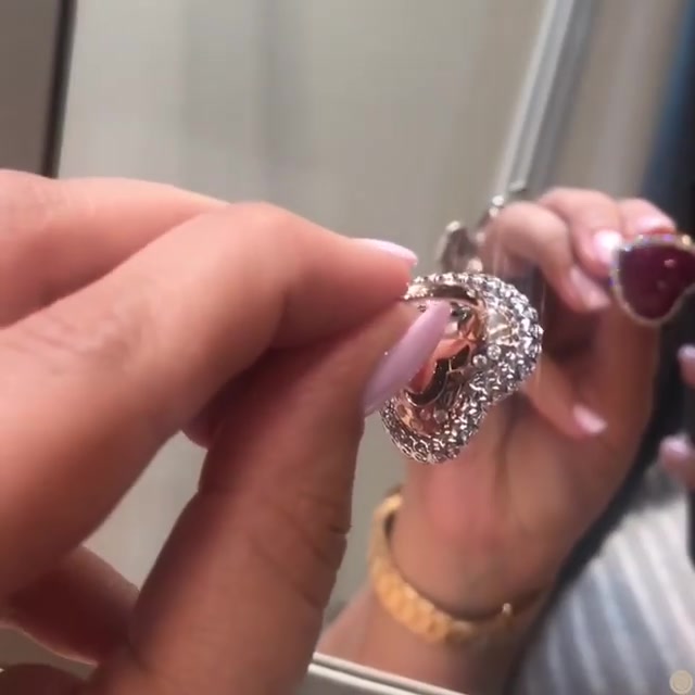 Invisible Setting Princess Cut Ruby Sapphire Love Heart Ring