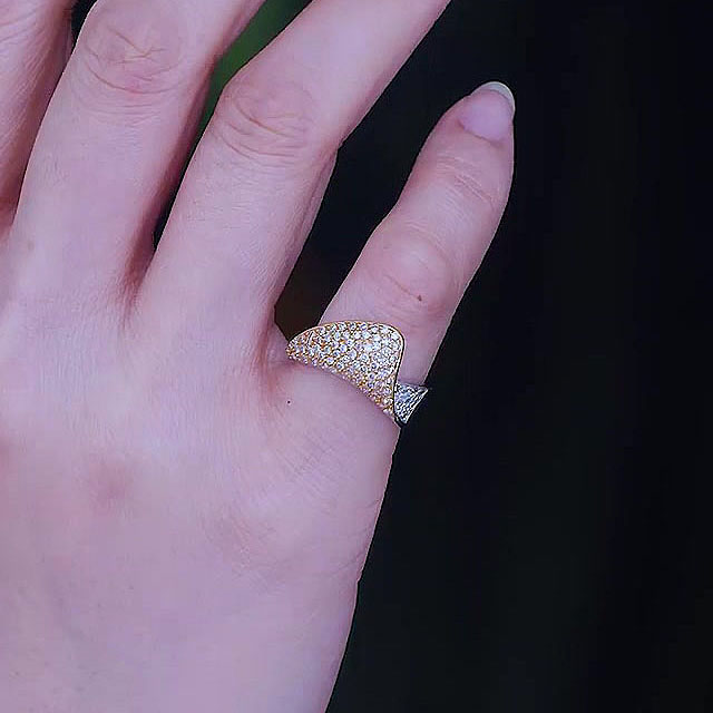 4.52ct Round Cut White Sapphire Eternity Ring