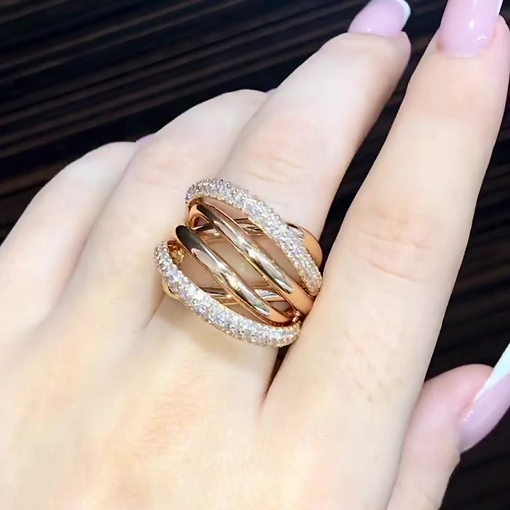 3ct Round Cut White Sapphire Eternity Ring