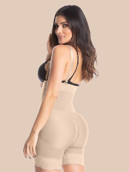 Women Postpartum Recovery Adjustable Shapewear Slimming Fajas Lace Body Shaper