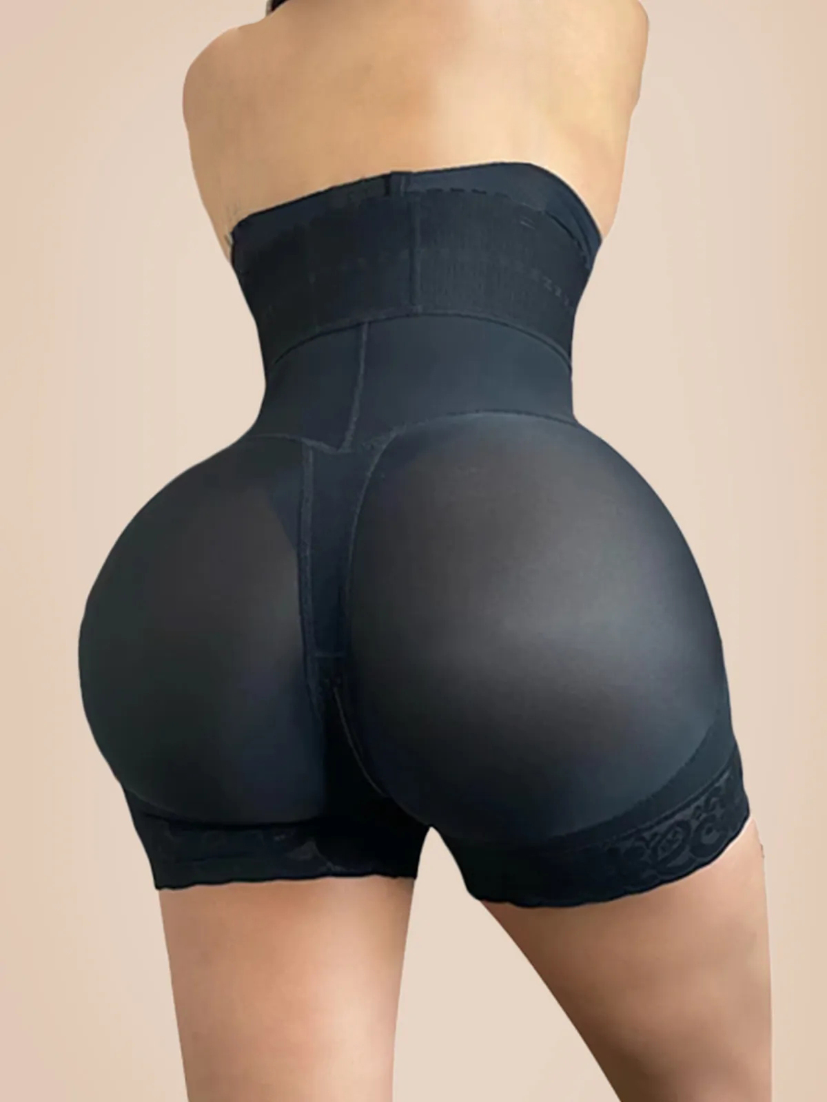 Double Compression Strapless Guitara Short Leg Faja