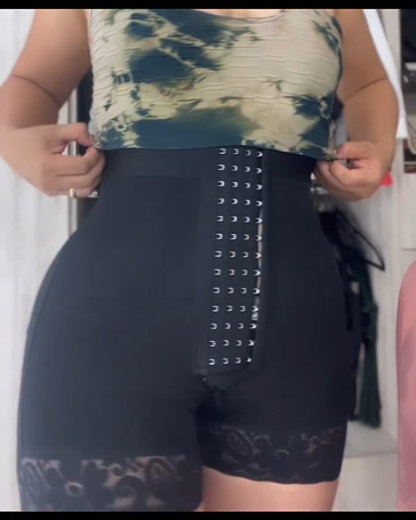 ChicCurve Lace High Control Butt Lift Shaper Short