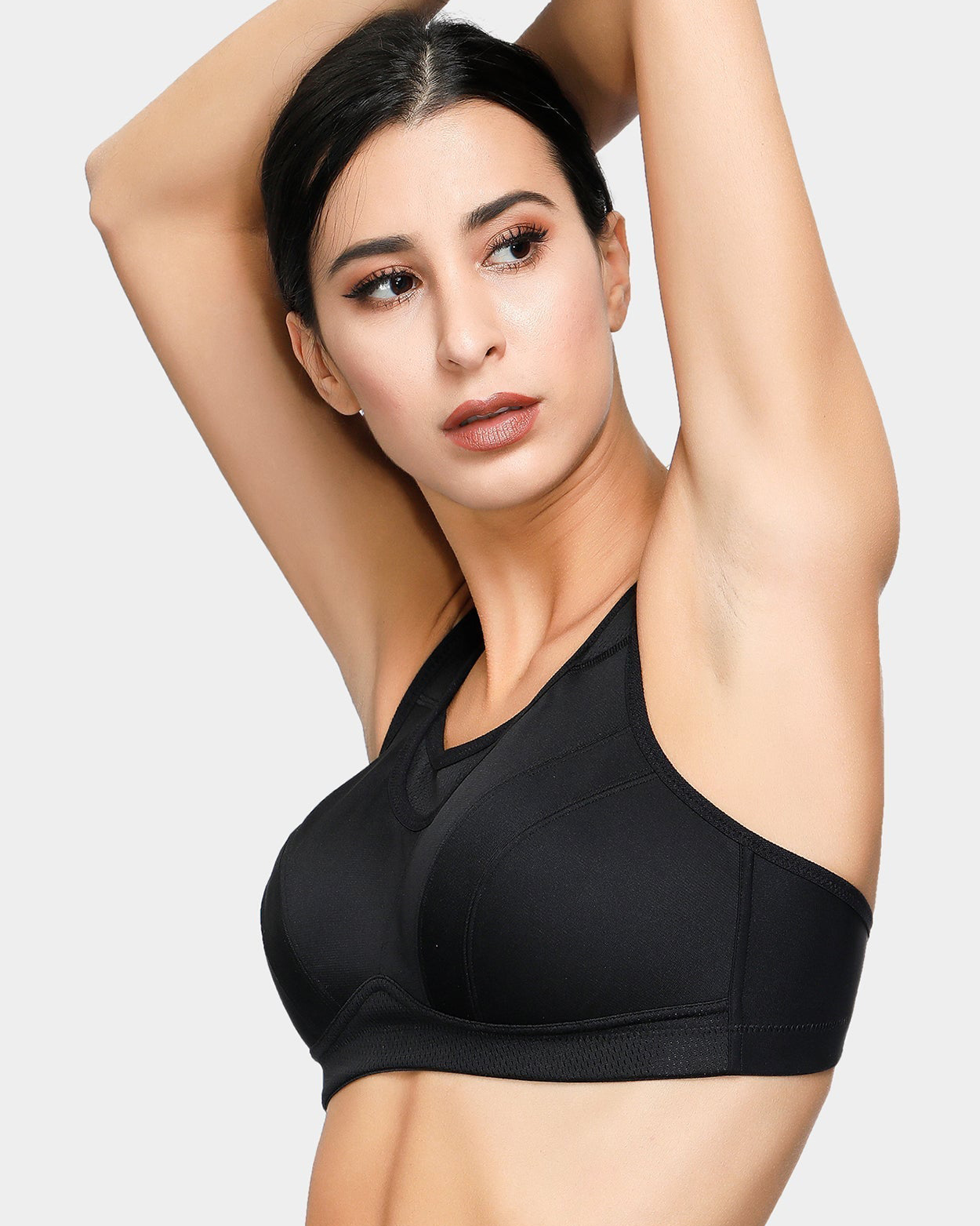 High Support Solid Sports BraChicCurve