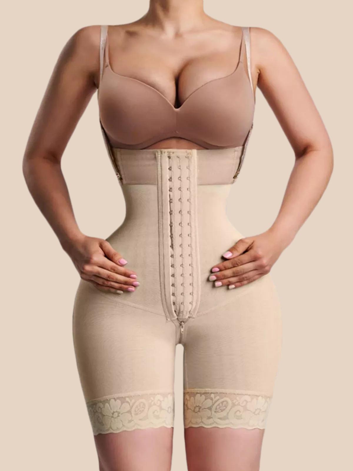 Women Body Hourglass Girdle - Rib-height, Mid-leg