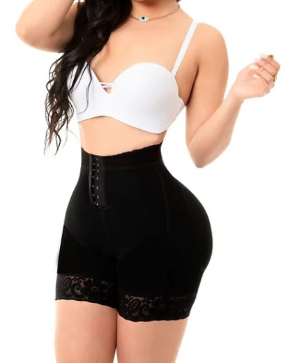 Slimming Fajas Lace Butt Lifter  Charming Curves Butt Lifting Short 3 Hooks
