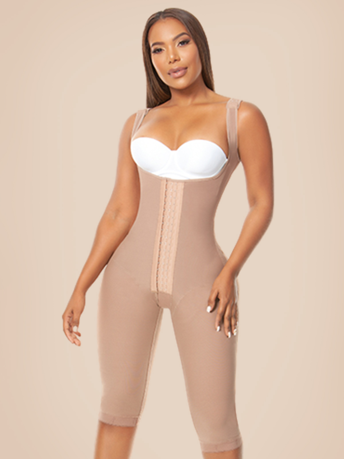 3-level Continuous Fastening High Compression Garment Post Surgery Shapewear Natural Butt Lifting