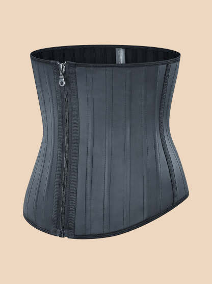 Corset Latex Buckle Waist Corset Belt Latex Rubber Straps Corset
