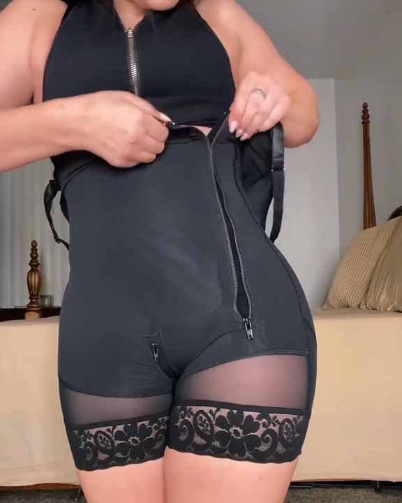 Daily Use Compression Faja with Short and Side Zipper