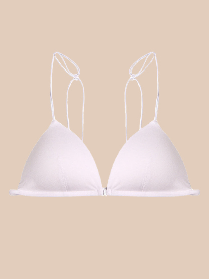 french front button underwear bra