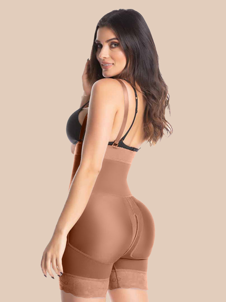 Women Postpartum Recovery Adjustable Shapewear Slimming Fajas Lace Body Shaper