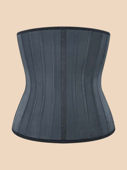 Corset Latex Buckle Waist Corset Belt Latex Rubber Straps Corset