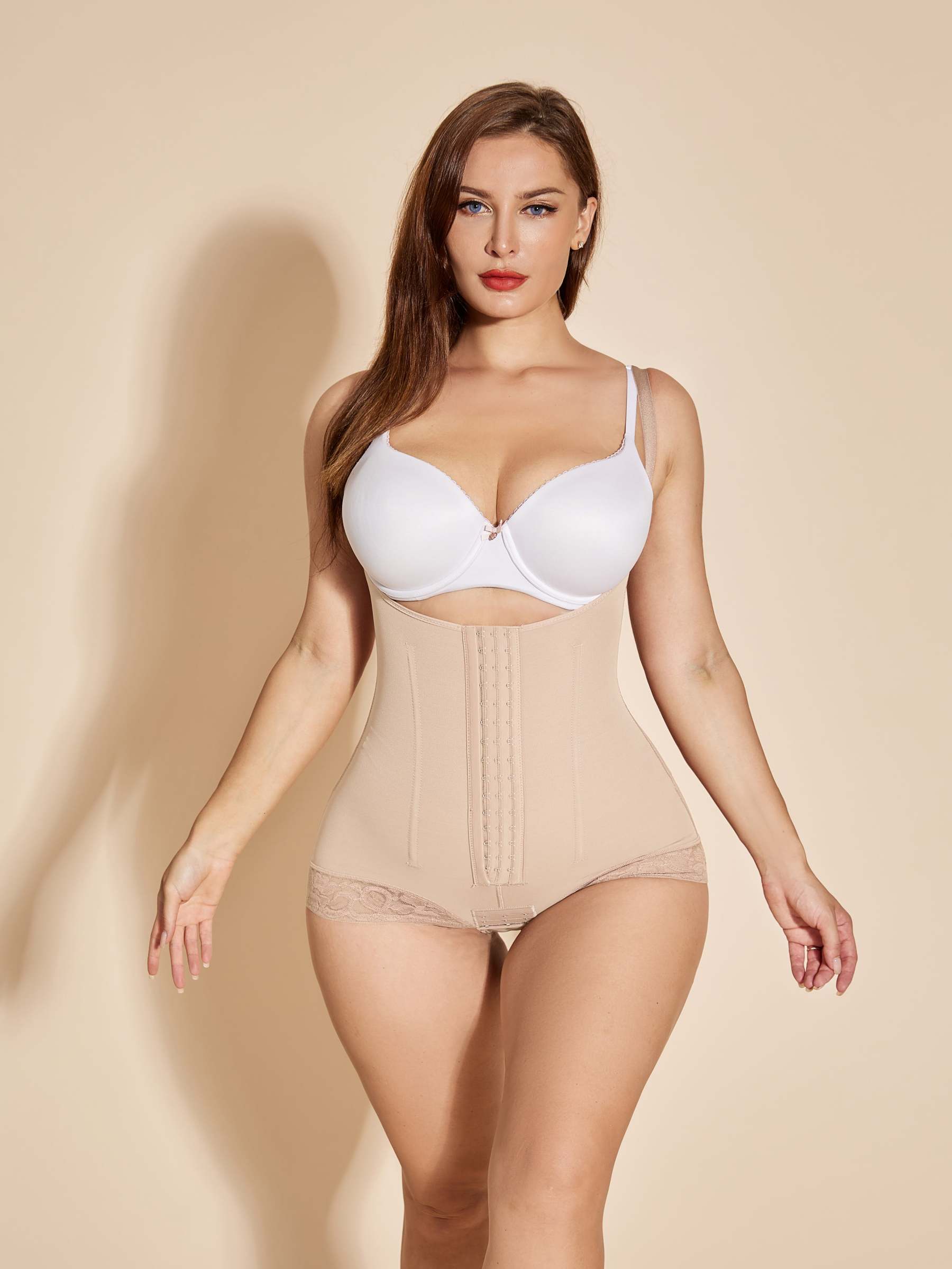 Buy Thong Body Shaper with Hooks | Full Bodysuit Shapewear Thong