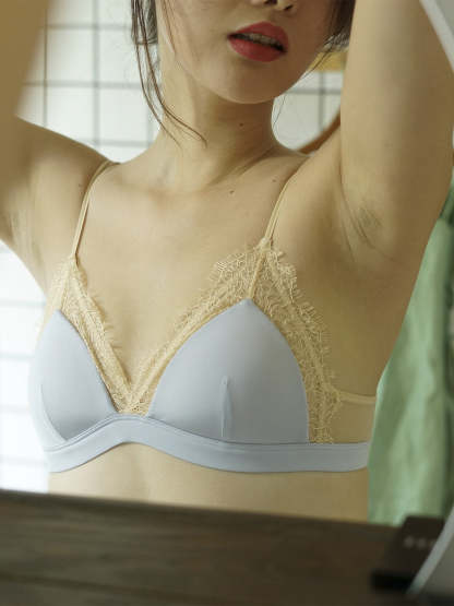 French Lingerie Sexy Lace Wireless Bra