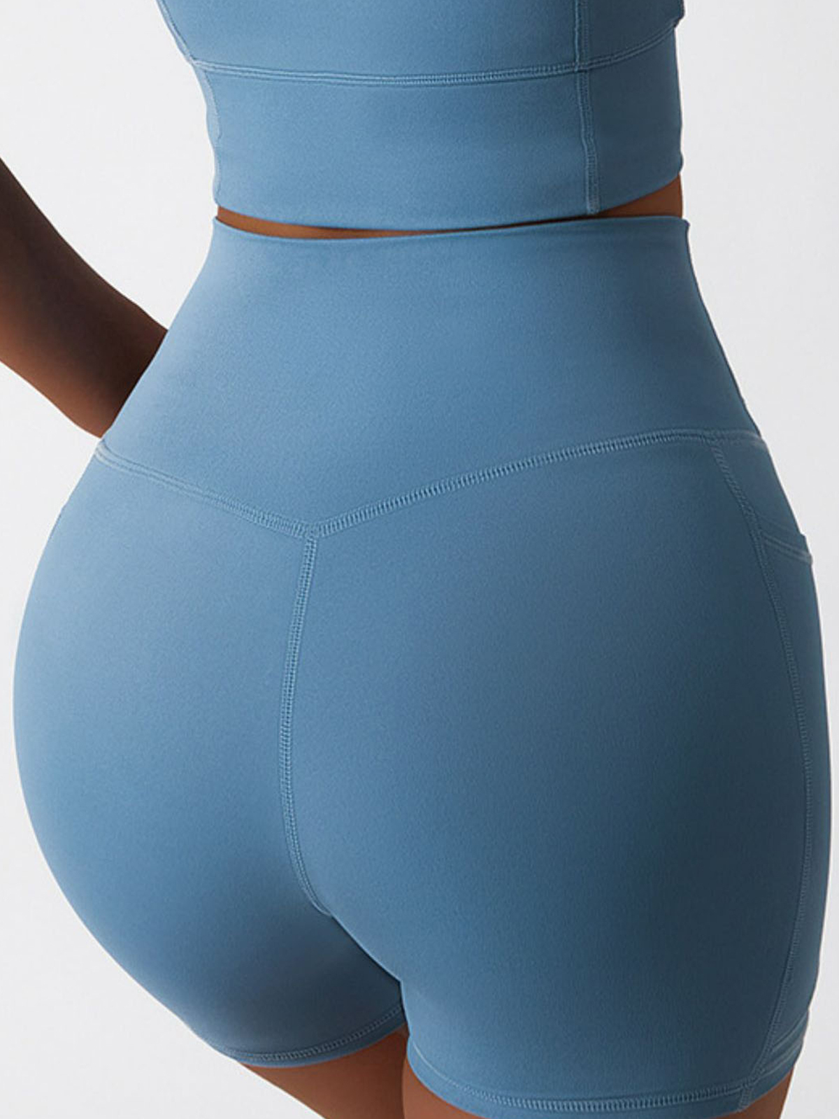 Quick-Dry Biker Shorts with Pockets