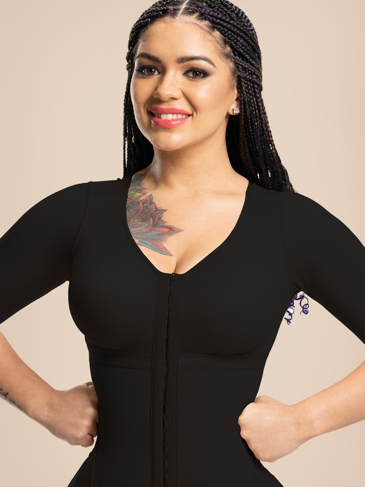 Full Body Post-Surgery Fajas Colombianas Tummy Control Shapewear