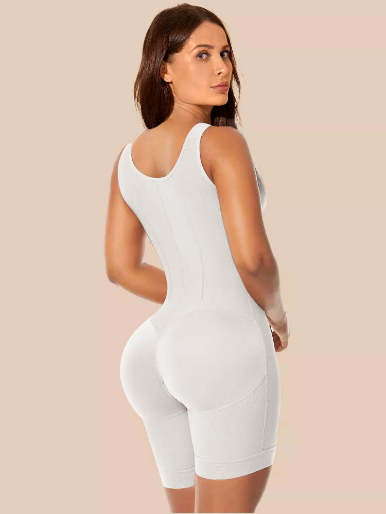 Women's Chest-Packed Body Shaper Postpartum Fajas Colombianas Ref 1018