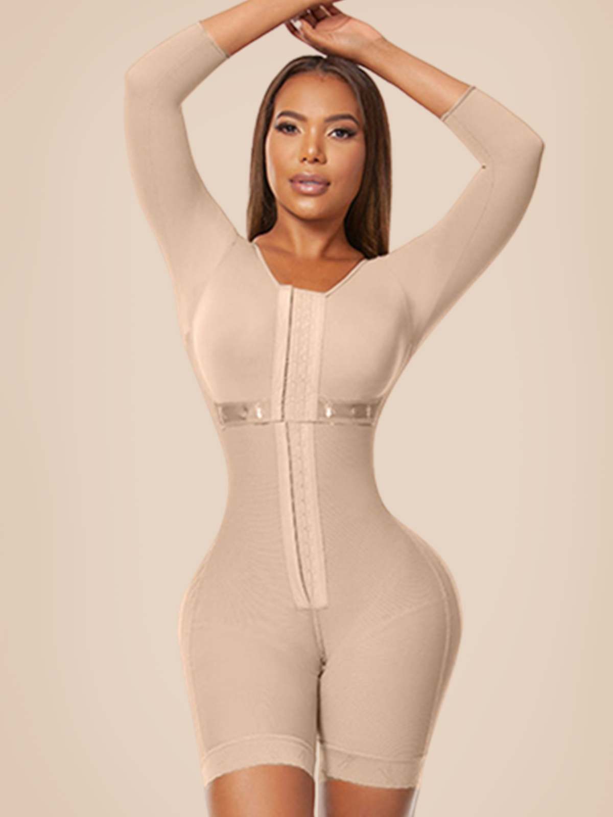 Full Body Shaping Bodysuits for Long Sleeve Compression Garments after Liposuction Postpartum Shapewear for Women