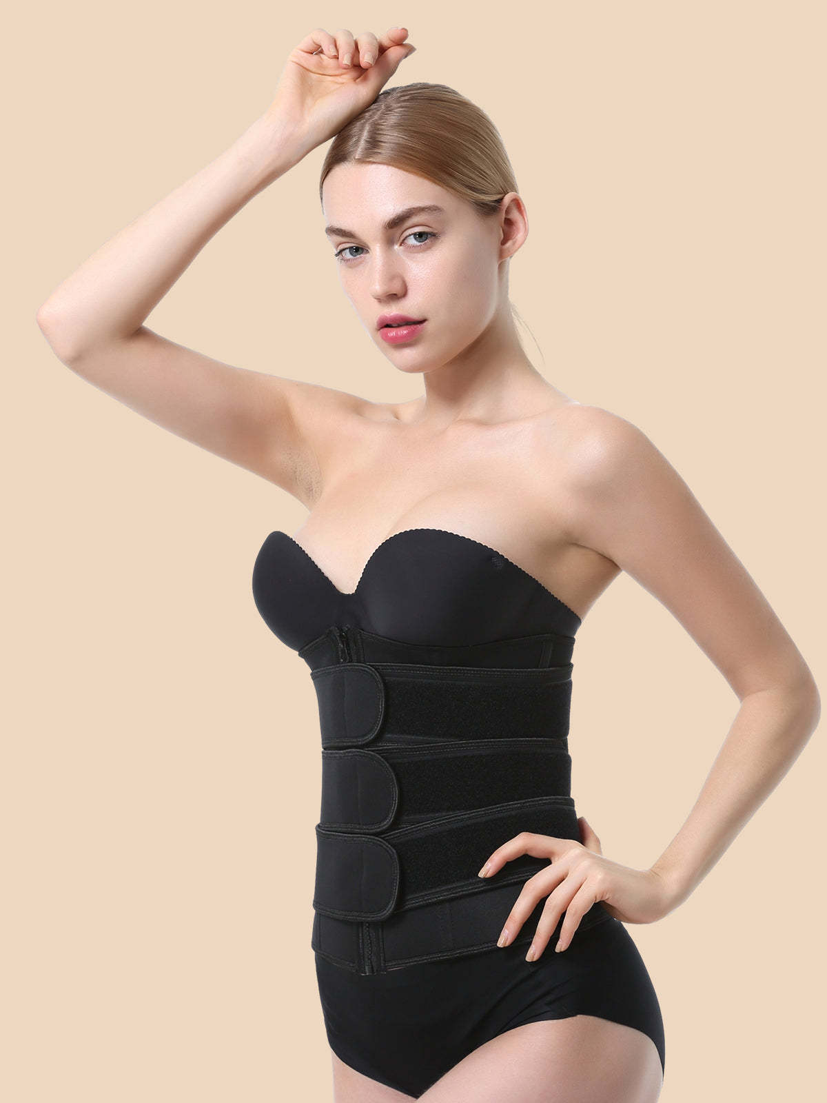 Body-Shaping Zip-Reinforced Neoprene Corset