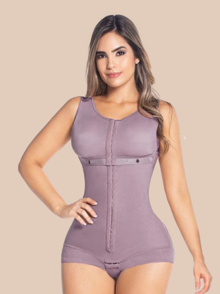 Shapewear For Women HOOK AND EYE CLOSURE Breast Support Tummy Control Triangle Bodysuit Bodyshaper