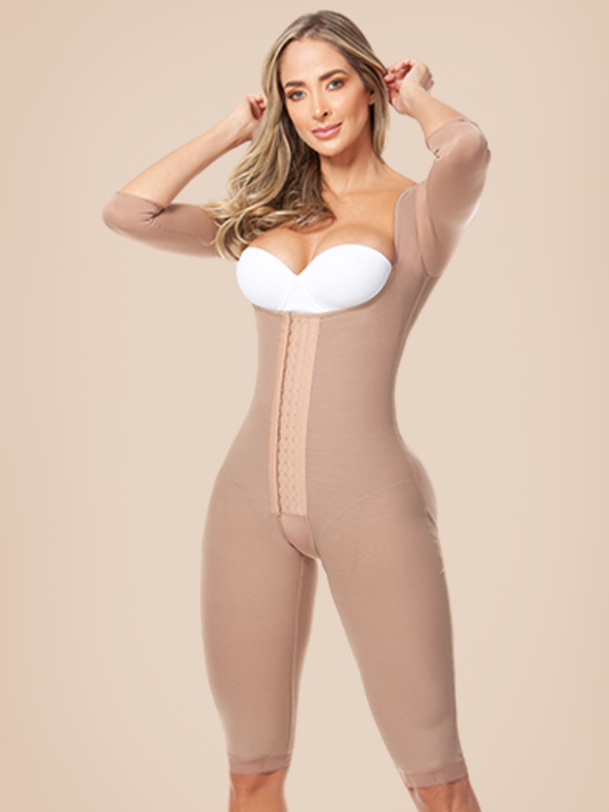 3 Hooks Levels High Compression Post Surgery Shapewear