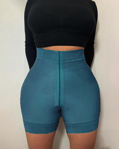  High Compression Garment (powernet) Butt Lifter 3 Hook Butt Lifting Shorts 
