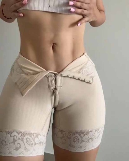 Lace High Waist Butt Lift Shaper Shorts