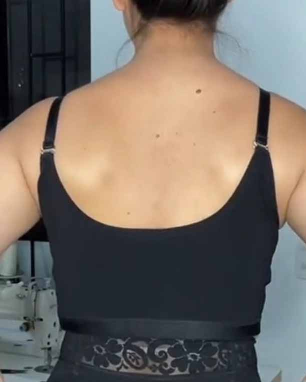 Shaping Bra with 3 Rows of Hooks