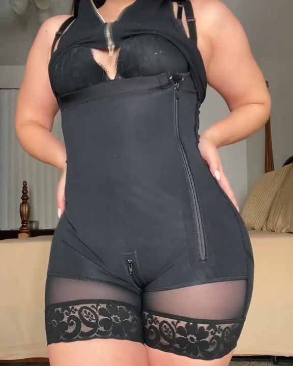 Daily Use Compression Faja with Short and Side Zipper